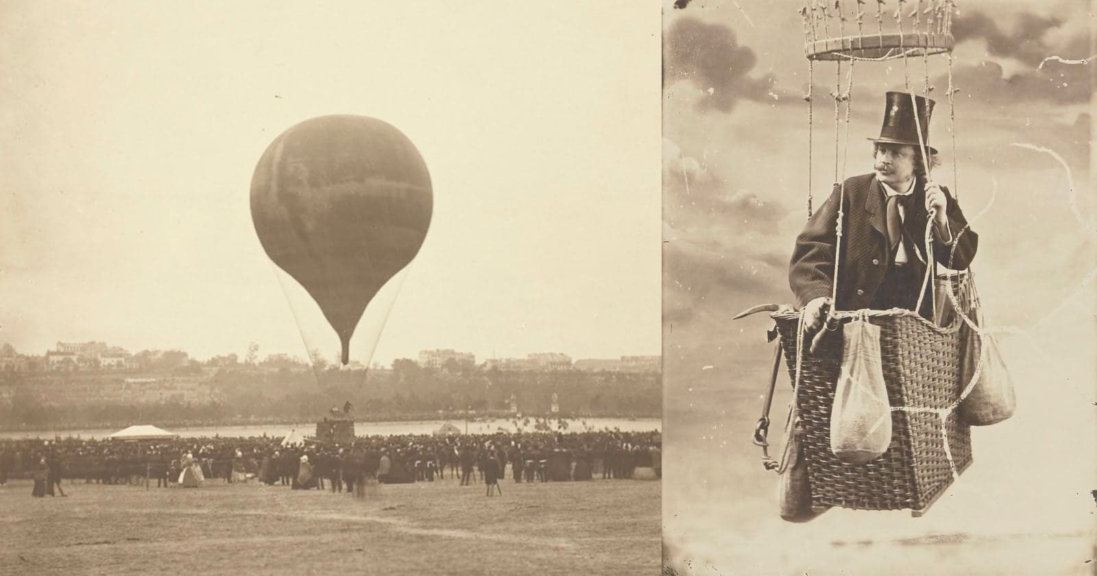 Photography Pioneer Nadar Went on a Mad Balloon Ride That Ended in Near-Catastrophe