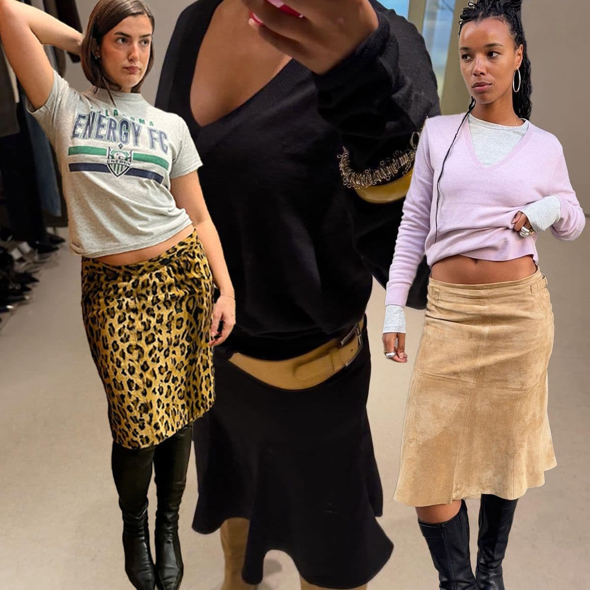 Not Sneakers, Not Flats—People With Good Style Are Wearing Skirts With This Unexpected Shoe Trend Instead