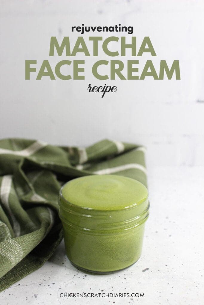 Matcha Face Cream Recipe (to Rejuvenate and Protect Skin)